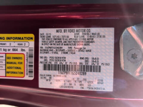 2016 Ford Mustang GT Premium