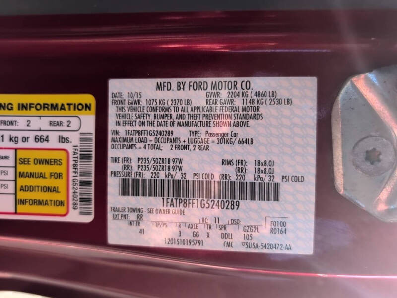 2016 Ford Mustang GT Premium