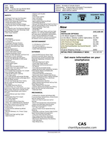 2014 BMW 2 Series M235i