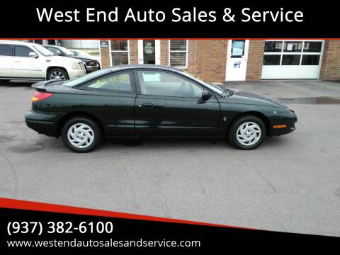 2000 Saturn S-Series for sale at West End Auto Sales & Service in Wilmington OH