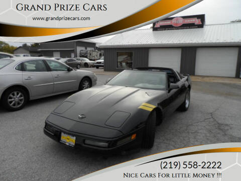 1996 Chevrolet Corvette for sale at Grand Prize Cars in Cedar Lake IN