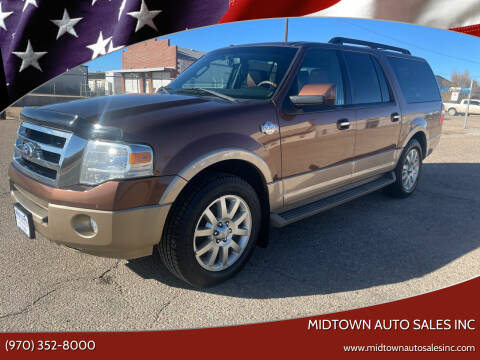 2012 Ford Expedition EL for sale at MIDTOWN AUTO SALES INC in Greeley CO