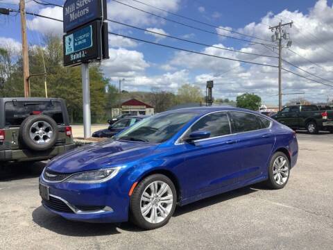 2015 Chrysler 200 for sale at Mill Street Motors in Worcester MA