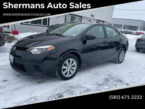 2014 Toyota Corolla for sale at Shermans Auto Sales in Webster NY