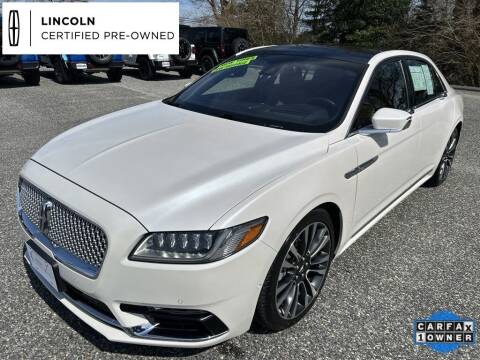 2019 Lincoln Continental for sale at Kindle Auto Plaza in Cape May Court House NJ