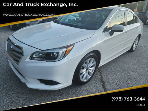 2015 Subaru Legacy for sale at Car and Truck Exchange, Inc. in Rowley MA