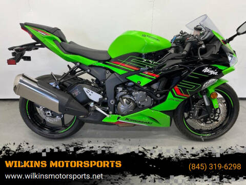 2023 Kawasaki Ninja ZX-6R for sale at WILKINS MOTORSPORTS in Brewster NY