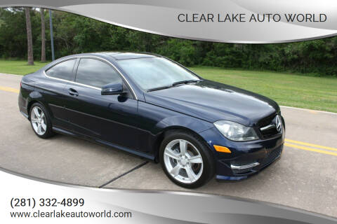 2013 Mercedes-Benz C-Class for sale at Clear Lake Auto World in League City TX