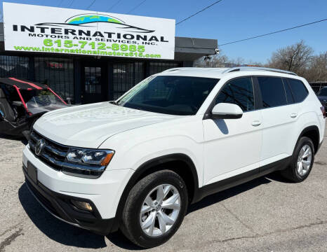 2019 Volkswagen Atlas for sale at International Motors & Services Inc. in Nashville TN