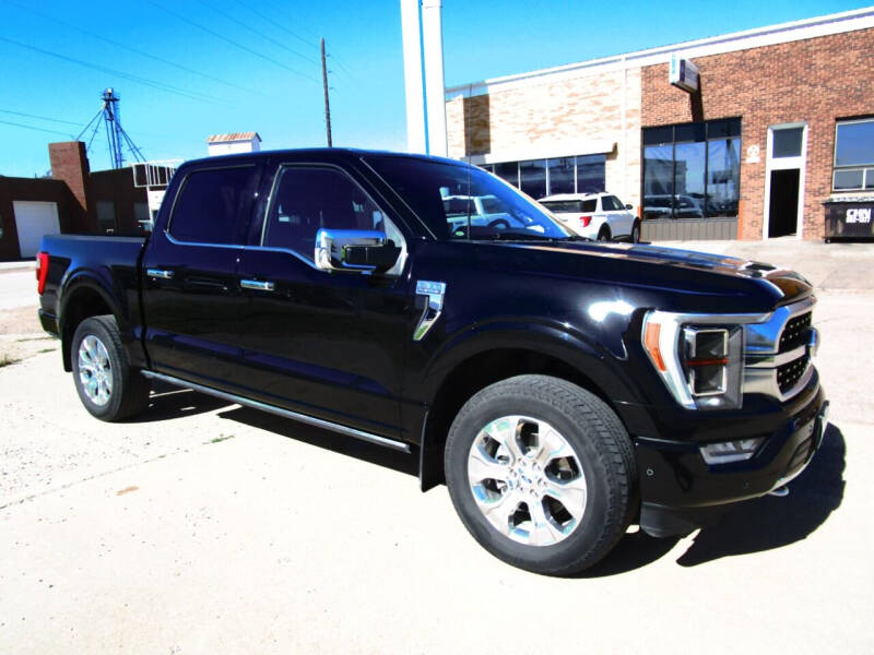 Used 2022 Ford F-150 Platinum with VIN 1FTFW1E8XNFB68469 for sale in Danbury, IA