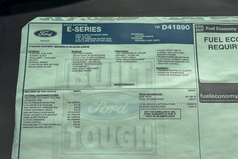 2026 Ford E-Series