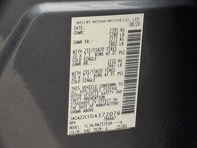 2020 Nissan Murano SL