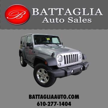 2014 Jeep Wrangler for sale at Battaglia Auto Sales in Plymouth Meeting PA
