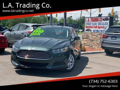2015 Ford Fusion for sale at L.A. Trading Co. Woodhaven in Woodhaven MI
