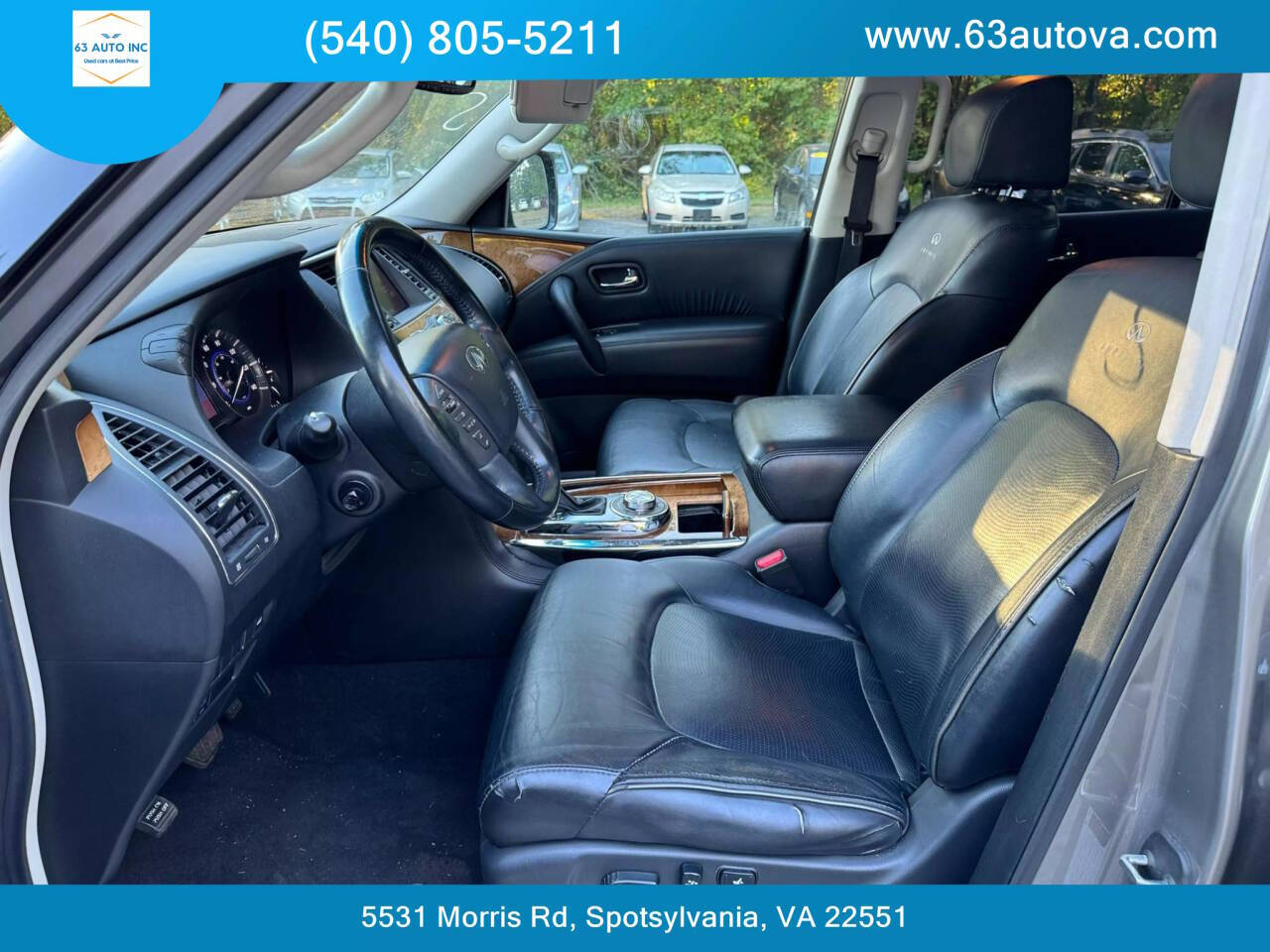 2013 INFINITI QX56 for sale at 63 Auto Inc in Spotsylvania, VA