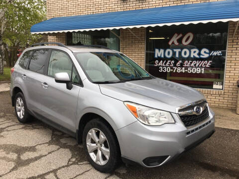 2014 Subaru Forester for sale at K O Motors in Akron OH