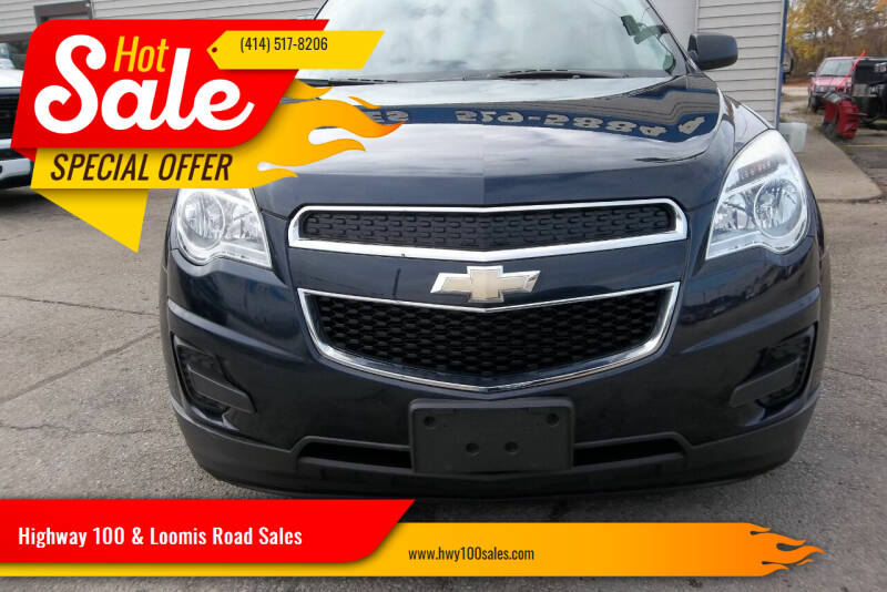 2015 Chevrolet Equinox for sale at Highway 100 & Loomis Road Sales in Franklin WI