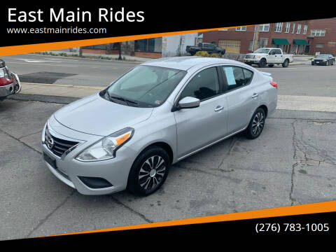 2019 Nissan Versa for sale at East Main Rides in Marion VA