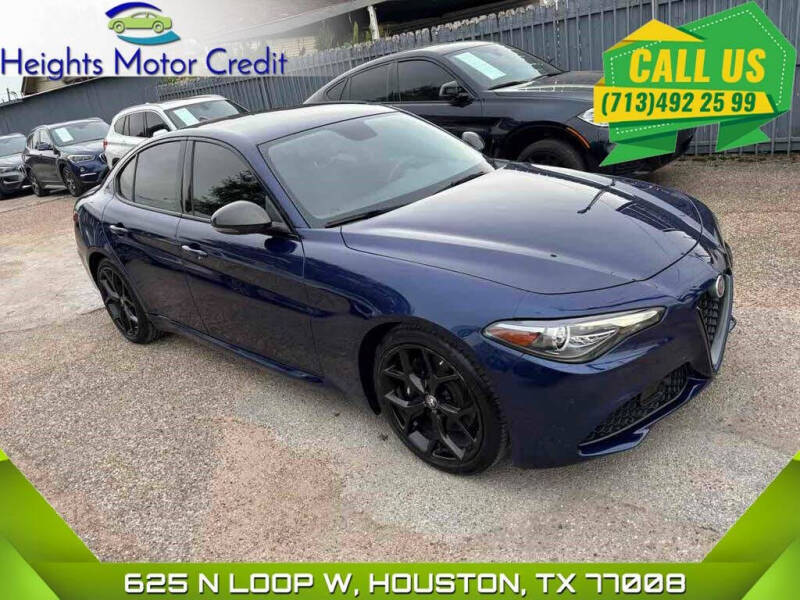 2019 Alfa Romeo Giulia for sale at Heights Motor Credit in Houston TX