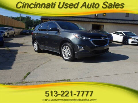 2018 Chevrolet Equinox for sale at Cincinnati Used Auto Sales in Cincinnati OH