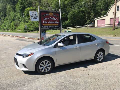 2014 Toyota Corolla for sale at Jerry Dudley's Auto Connection in Barre VT