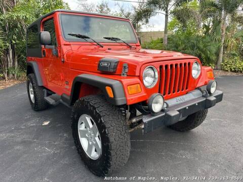 2006 Jeep Wrangler for sale at Autohaus of Naples in Naples FL