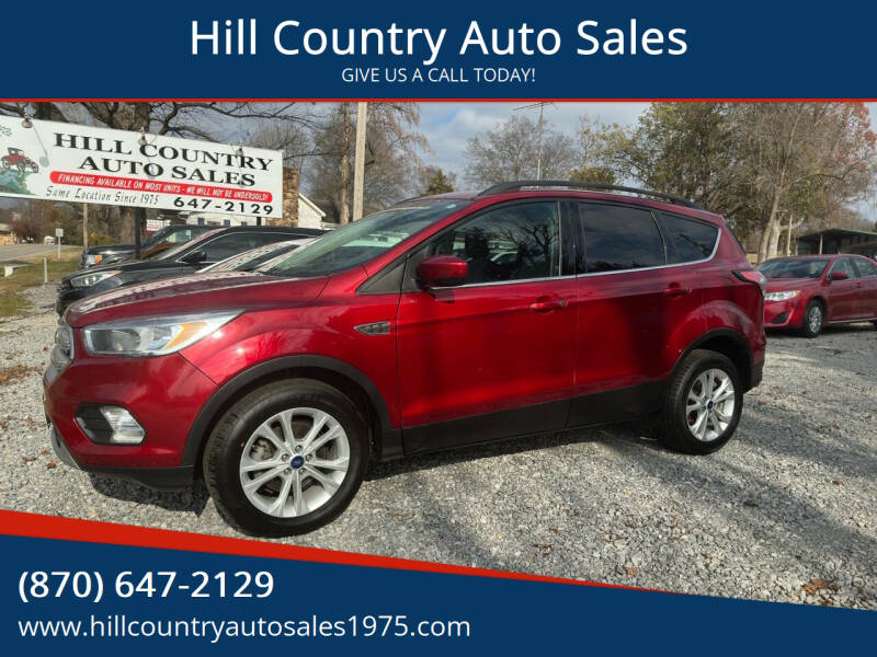 2018 Ford Escape for sale at Hill Country Auto Sales in Maynard AR