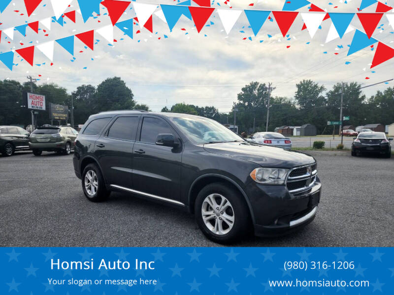 2011 Dodge Durango for sale at Homsi Auto Inc in Kannapolis NC