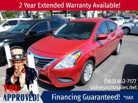 2015 Nissan Versa for sale at Sidney Auto Sales in Downey CA