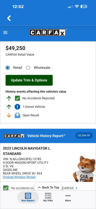 2023 Lincoln Navigator L Standard