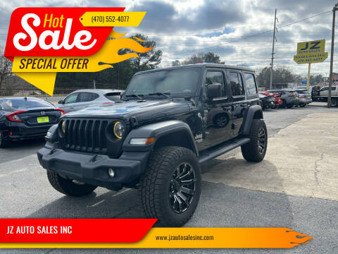 2020 Jeep Wrangler Unlimited for sale at JZ AUTO SALES INC in Marietta GA