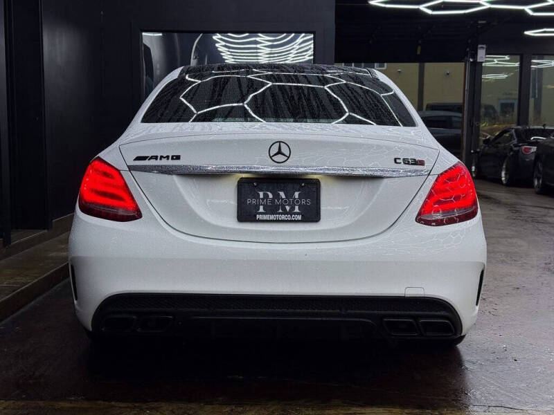 2018 Mercedes-Benz C-Class AMG C 63 S