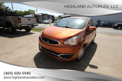 2018 Mitsubishi Mirage for sale at Highland Autoplex, LLC in Dallas TX