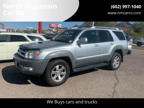 2003 Toyota 4Runner for sale at North Mountain Car Co in Phoenix AZ