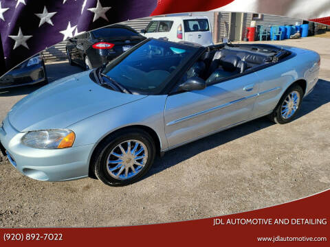 2002 Chrysler Sebring for sale at JDL Automotive and Detailing in Plymouth WI