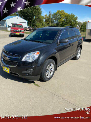 2013 Chevrolet Equinox for sale at Wayne Motors Inc in Wayne NE