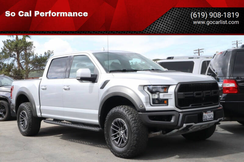 2019 Ford F-150 for sale at So Cal Performance in San Diego CA