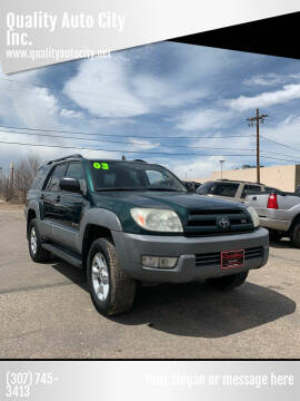 2003 Toyota 4Runner for sale at Quality Auto City Inc. in Laramie WY