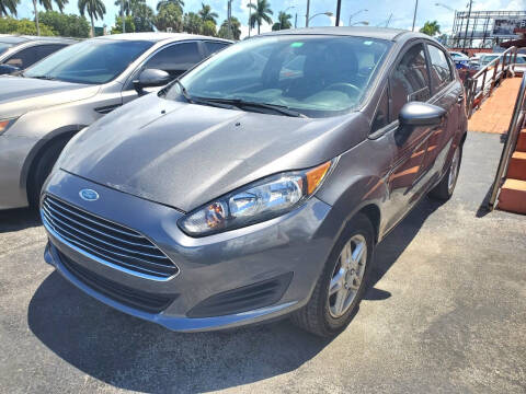 2019 Ford Fiesta for sale at A Group Auto Brokers LLc in Opa-Locka FL