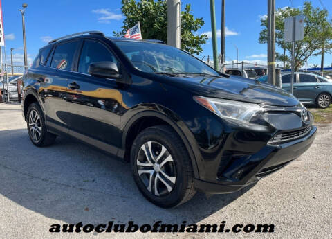 2016 Toyota RAV4 for sale at AUTO CLUB OF MIAMI, INC in Miami FL