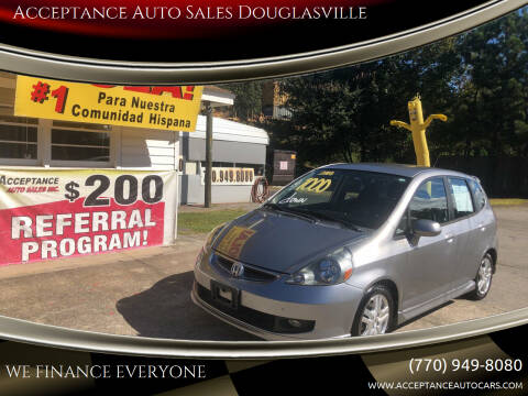 2008 Honda Fit for sale at Acceptance Auto Sales Douglasville in Douglasville GA
