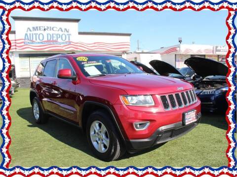 2014 Jeep Grand Cherokee for sale at American Auto Depot in Modesto CA
