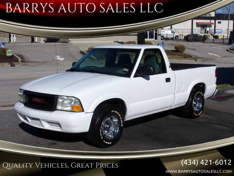 2002 GMC Sonoma for sale at BARRYS AUTO SALES LLC in Danville VA