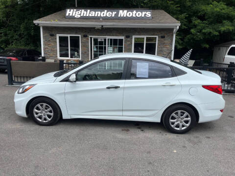 2013 Hyundai Accent for sale at Highlander Motors in Radford VA