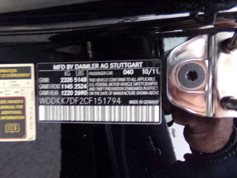 2012 Mercedes-Benz E-Class E 550