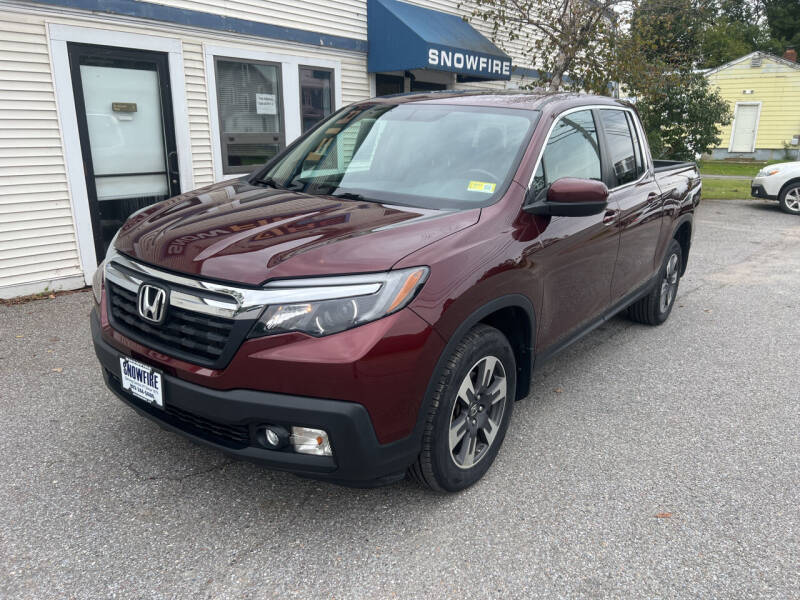 2019 Honda Ridgeline for sale at Snowfire Auto in Waterbury VT
