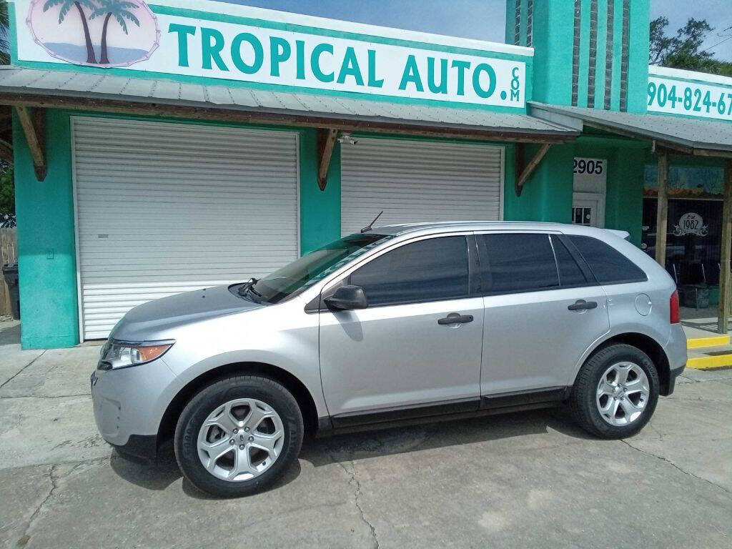 Silver 2014 Ford Edge SE AWD SE 4dr Crossover 2