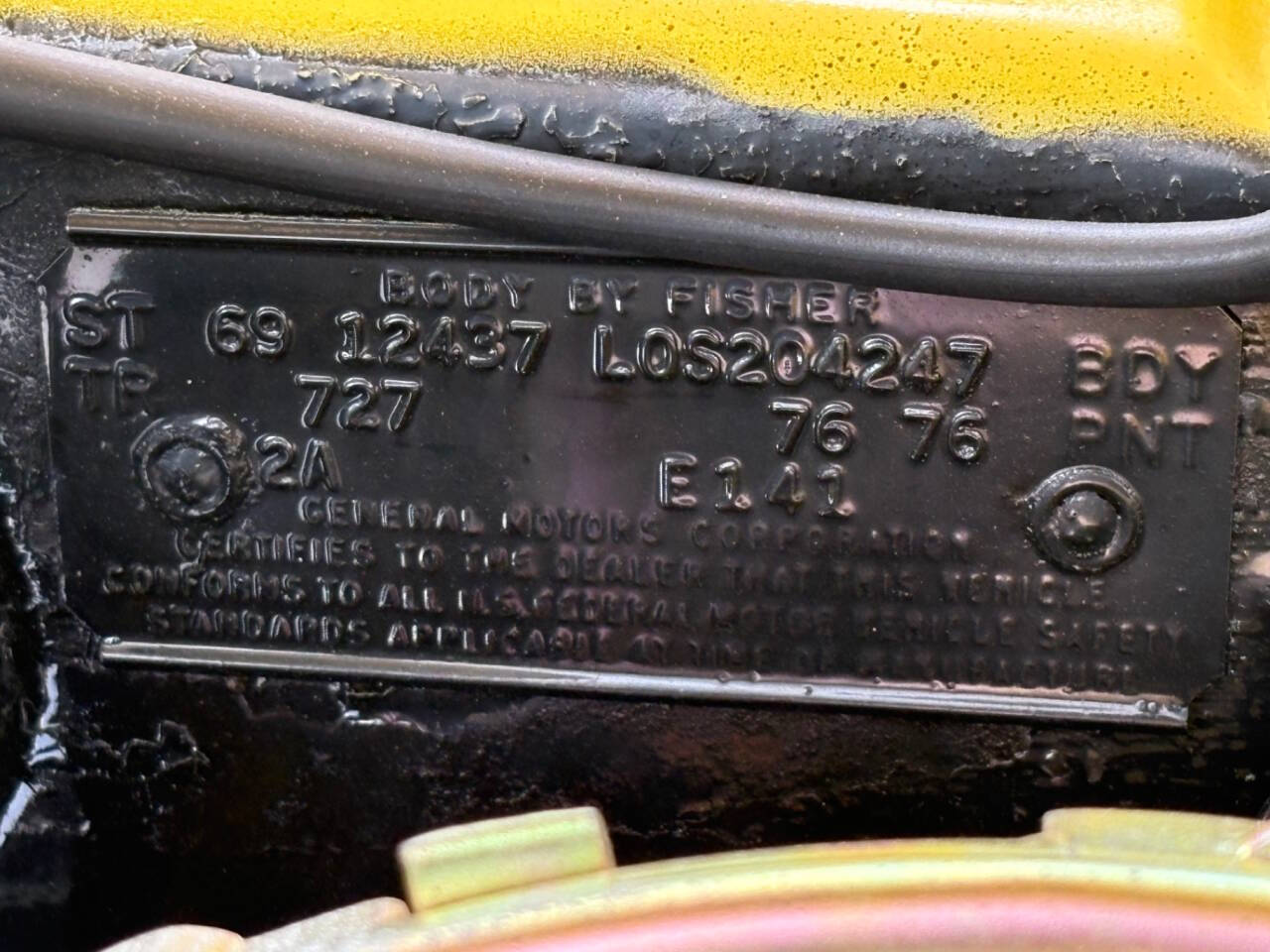 1969 Chevrolet Camaro 50