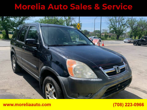 2002 Honda CR-V for sale at Morelia Auto Sales & Service in Maywood IL