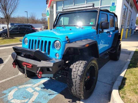2017 Jeep Wrangler Unlimited for sale at Arlington Motors of Maryland in Suitland MD